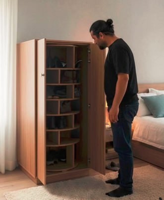 TurnStyle Shoes Cabinet